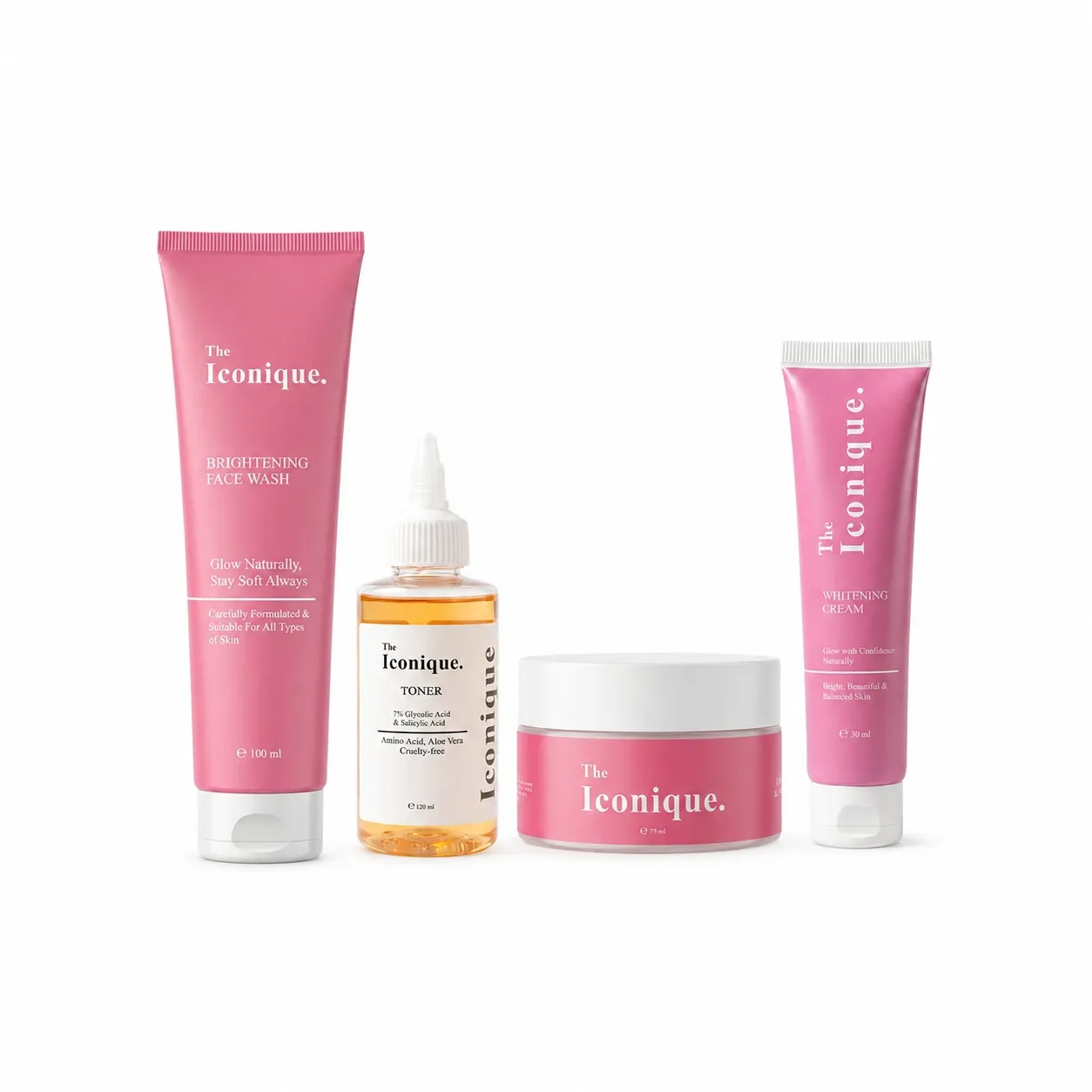 The Iconique Glass Skin Bundle - K-Beauty Inspired Set